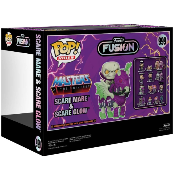 Funko Fusion POP! RIDES Nr. 999 – Scare Mare & Scare Glow (MOTU) | Vinyl Figur 15 cm